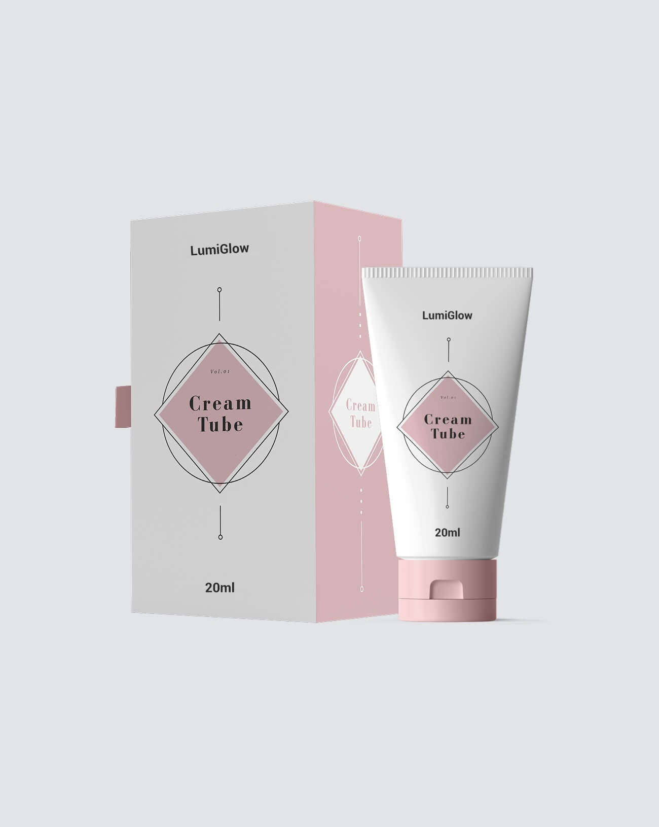 Pink cream moisturizer